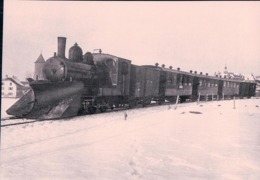 Chemin De Fer, Lausanne Echallens Bercher, Train Chasse-neige à Echallens, Photo 1916 Retirage, BVA LEB 17.3, 10x15 - Bercher