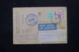 BELGIQUE - Carte Postale Par 1er Vol Bruxelles / Baghdad En 1976, Vol Reporté , Affranchissement Plaisant - L 43814 - Lettres & Documents