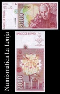 España 2000 Pesetas 1992 (1996) Pick 164 Serie 3J Capicua Radar SC UNC - [ 4] 1975-…: Juan Carlos I.