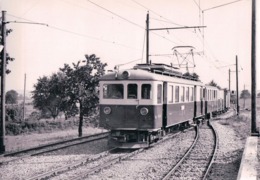 Chemin De Fer, Lausanne Echallens Bercher, Train Mixte à Assens, Photo 1964 BVA LEB 78.6, 10x15 - Assens