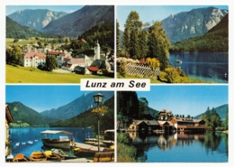 Lunz Am See - See Mit Scheiblingstein - 4 Ansichten - Lunz Am See