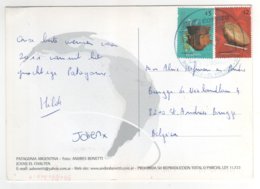 Beaux Timbres " Urne , Tambour Antiques  " Sur Cp , Carte , Postcard De Patagonie - Briefe U. Dokumente