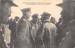 54-LUNEVILLE- LE CHEF PILOTE GLÜSTZ DU CROISEUR AERIEN ZEPELIN IV A SON ATTERRISAGE LE 13 AVRIL 1913 A LUNEVIELLE - Luneville