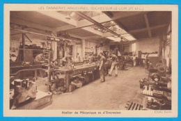 CPA-49-Seiches-sur-le-Loir-TANNERIES ANGEVINES - Atelier De Mécanique Et D'entretien - Animation* TOP* 2 SCANS - Seiches Sur Le Loir