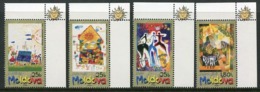 MOLDOVA 2001 Children's Drawings MNH / **.  Michel 390-93 - Moldavie