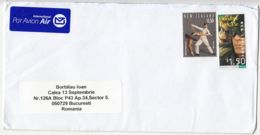 BALLET, CINEMA, STAMPS ON COVER, 2019, NEW ZEELAND - Lettres & Documents