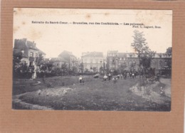 CPA Bruxelles, Retraite Du Sacré-coeur, Bruxelles, Rue Des Confédérés, Les Pelouses, Animée, Rare ++ - Bildung, Schulen & Universitäten