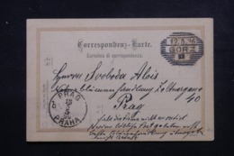 AUTRICHE - Entier Postal De Gorz Pour Prague En 1896 - L 43922 - Entiers Postaux