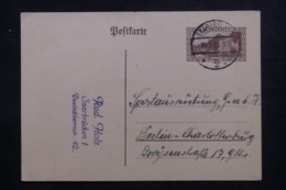 SARRE - Entier Postal Pour Berlin En 1933  - L 43931 - Postal Stationery