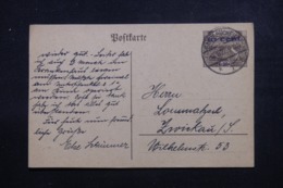 SARRE - Entier Postal Surchargé De Sarrebruck En 1922  - L 43932 - Postal Stationery