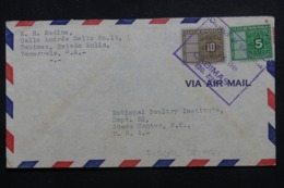 VENEZUELA - Enveloppe De Cabimas Pour Les Etats Unis En 1949, Affranchissement Et Oblitération Plaisants - L 43942 - Venezuela