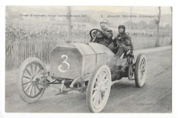 La Coupe GORDON-BENETT  1905  - JENATZY (Mercèdes)  Allemagne  -  L 1 - Rallyes