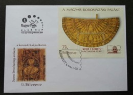 Hungary Stamp Day - Hungarian Coronation Robe 2000 (FDC) - Storia Postale