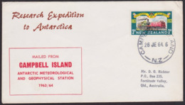 CAMPBELL ISLAND 1963/64 RESEARCH EXPEDITION - Covers & Documents