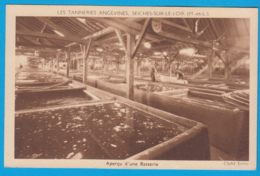 CPA-49-Seiches-sur-le-Loir-TANNERIES ANGEVINES -Une BASSERIE - Animation* TOP* 2 SCANS - Seiches Sur Le Loir