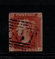 GB Victoria Line Engraved  Penny Red Good Used - Oblitérés