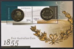 Australia 2005 First Australian Coin Embellished - Raised Minisheet MNH - Ungebraucht