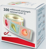 R145/157**(4800/4809) Fruits/Fruiten 100 Timbres GRANDES DENTS/ 100 Zegels GROOTE TANDEN (3 Chiffres/3 Cijfers) - Rollen