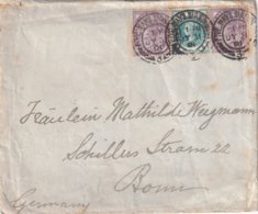 GRANDE-BRETAGNE 1901 LETTRE DE B IRMINGHAM POUR BONN - Storia Postale