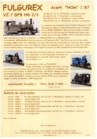 Catalogue FULGUREX 2010 Infoblatt VZ/DFB HG 2/3 Spur HOm 1:87 - En Français Et Allemand - French