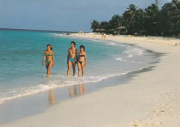 CARTOLINA - ARUBA - BEAUTIFUL PALM BEACH - VIAGGIATA PER GALLARATE ( VARESE)  ITALY - Aruba