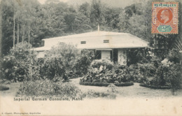 Imperial German Consulate , Mahé Edit  Ohashi   Stamped But Not Used Undivided Back - Seychelles