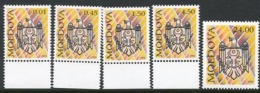 MOLDOVA 1994 Arms Definitives I  MNH / **.  Michel 101-05 - Moldavie