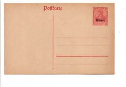 BELGIQUE OCCUPATION ALLEMANDE ENTIER CARTE LETTRE 10 CENT. NEUF - Deutsche Besatzung