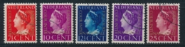 Nederland/Netherlands/Pays Bas/Niederlande 1947 Mi: DM 20-24 Yt: TS 19-23 Nvph: D 20-24 (Gebr/used/obl/o)(4762) - Service