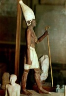 CPM - LE CAIRE - EGYPTIAN MUSEUM - Statue En Bois Peinte Du Roi SENUSERT I  ... - Musées