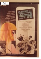 "Carré De Dames Pour 1 As" Roger Hanin...1966 - 120x160 - TTB - Affiches & Posters