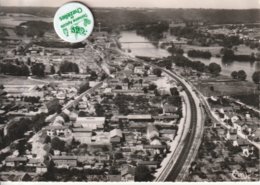 78 - Très Belle Carte Postale Semi Moderne Dentelée  De  BONNIERES  Vue Aérienne - Bonnieres Sur Seine