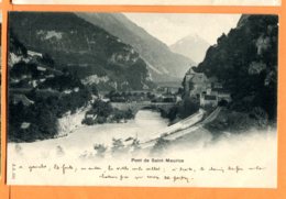 LAC036, Pont De Saint-Maurice, 181, Précurseur, Circulée Sous Enveloppe - Saint-Maurice