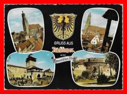 CPSM/gf  NORDLINGEN (Allemagne)  Gruss Aus Nordlingen An Der Romantischen Strasse, Multivues..*6063 - Nördlingen