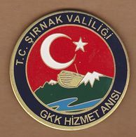 AC - SECURITY FORCES COMMAND GOVERNER OF SIRNAK OF TURKISH REPUBLIC MEDAL - MEDALLION - Andere & Zonder Classificatie