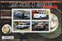 St Pierre Et Miquelon 2019 - Voitures, Taxi, VW Combi - BF Neuf // Mnh - Nuevos