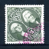 1994 STATI UNITI USA United States N.2597 USATO 5$, Presidenti, Washington, Jackson - Used Stamps