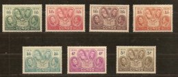Belgisch Congo Belge 1935 OBCn° 185-91 (*) MLH Cote 27 Euro - Unused Stamps