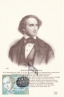 Carte Maximum Musique Bulgarie 1997 Mendelssohn - Brieven En Documenten