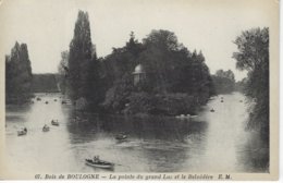 92 ( Hauts De Seine ) - Bois De BOULOGNE - La Pointe Du Grand Lac Et Le Belvedere - Boulogne Billancourt