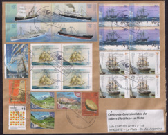 Argentina - 2019 - FDC - Grands Voiliers - Navires - Frégate "Presidente Sarmiento" - Divers Timbres - Covers & Documents
