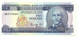 Barbados - 2 Dollars 1986     +++++++ - Barbades