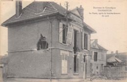 60-THOUROTTE- LA POSTE APRES LE BOMBARDEMENT DE 1918 - Thourotte
