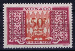 Monaco Mi 39 Timbre Tax   Postfrisch/neuf Sans Charniere /MNH/** 1950 - Impuesto