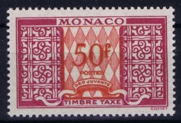 Monaco Mi 39 Timbre Tax   Postfrisch/neuf Sans Charniere /MNH/** 1950 - Portomarken