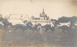 60-CHANTILLY- LES COURSES , CARTE-PHOTO - Chantilly