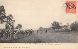 60-CHANTILLY- LES COURSES , L'ARRIVEE - Chantilly