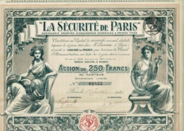 ”La Sécurité De Paris" - Bank & Insurance