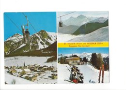 22542 - St.Valentin Mit Haideralm Skieurs Carte Taxée (format 10 X 15) - St. Valentin