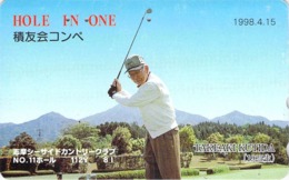 SPORT - GOLF -  HOLE IN ONE - Télécarte Japon - BD